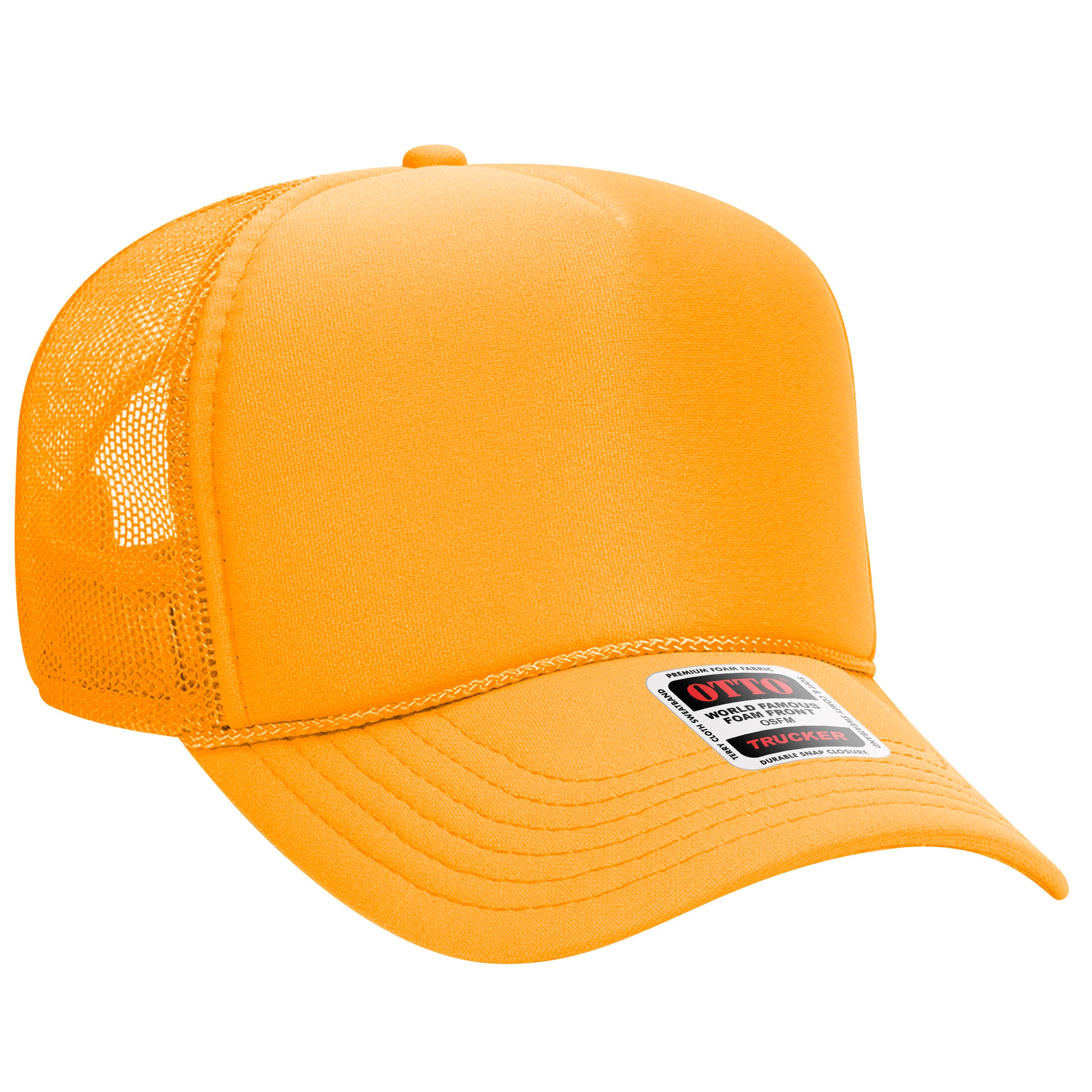 OTTO CAP 5 Panel Mid Profile Mesh Back Trucker Hat