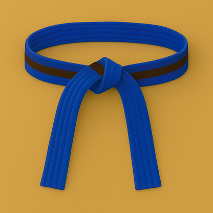Blue based Stripe belt